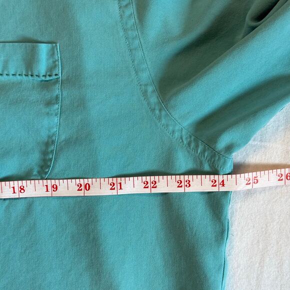 Tommy Bahama Original Fit 100% Silk Shirt Men’s XL Turquoise Blue - Picture 5 of 7